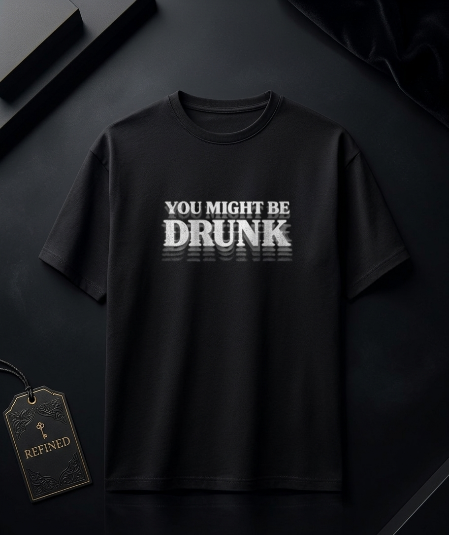 You might be drunk
